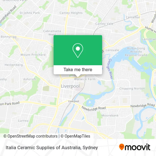 Italia Ceramic Supplies of Australia map