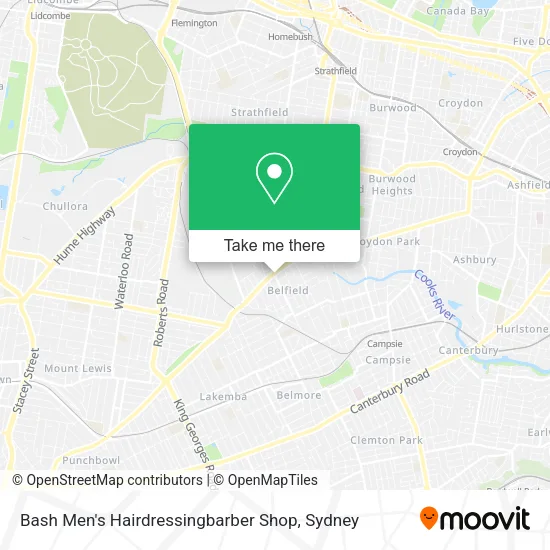 Bash Men's Hairdressingbarber Shop map
