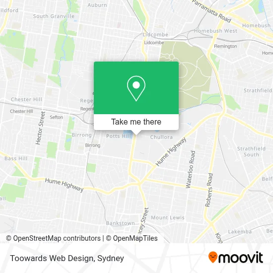 Mapa Toowards Web Design