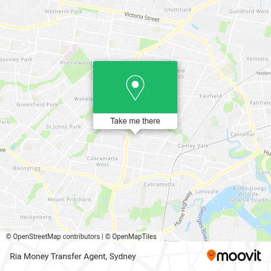Ria Money Transfer Agent map