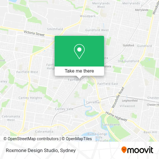 Roxmone Design Studio map