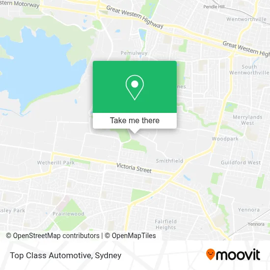 Top Class Automotive map