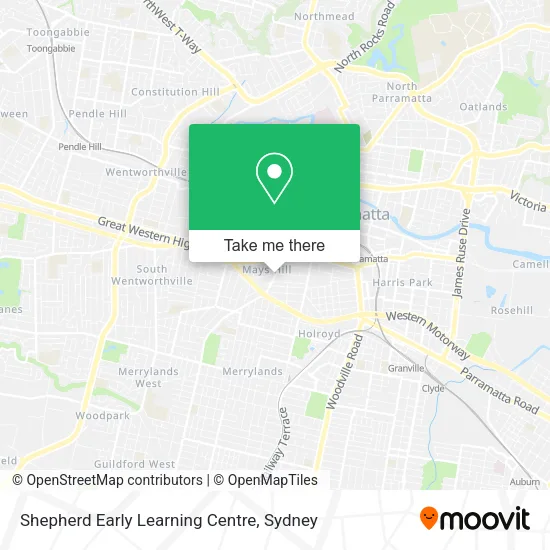 Shepherd Early Learning Centre map