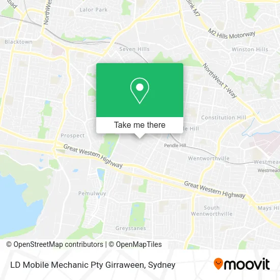 LD Mobile Mechanic Pty Girraween map