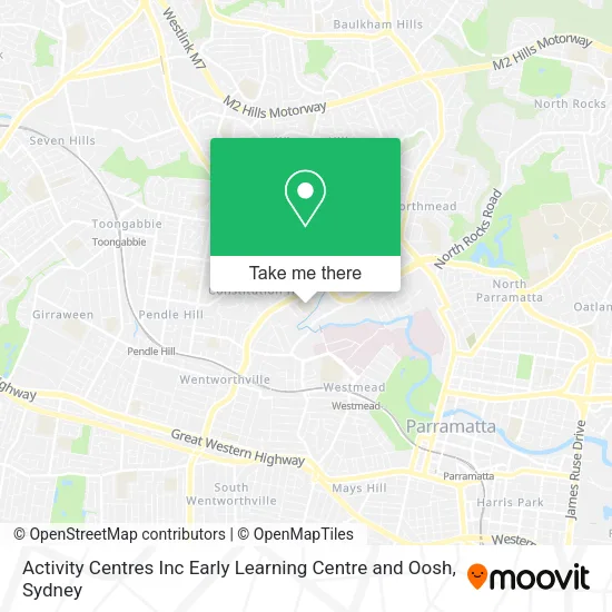Activity Centres Inc Early Learning Centre and Oosh map