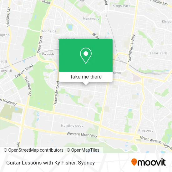 Guitar Lessons with Ky Fisher map