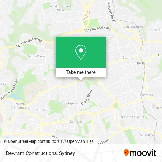 Dewram Constructions map