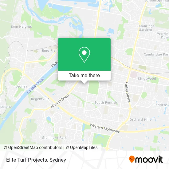 Mapa Elite Turf Projects