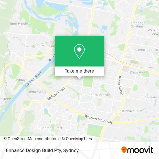 Enhance Design Build Pty map