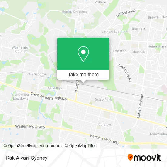 Rak A van map