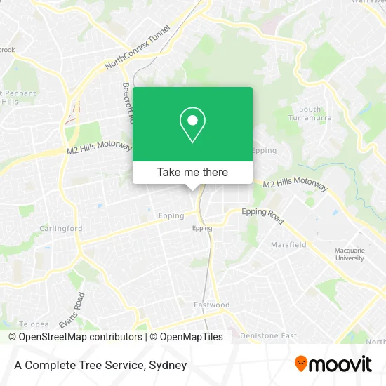 A Complete Tree Service map