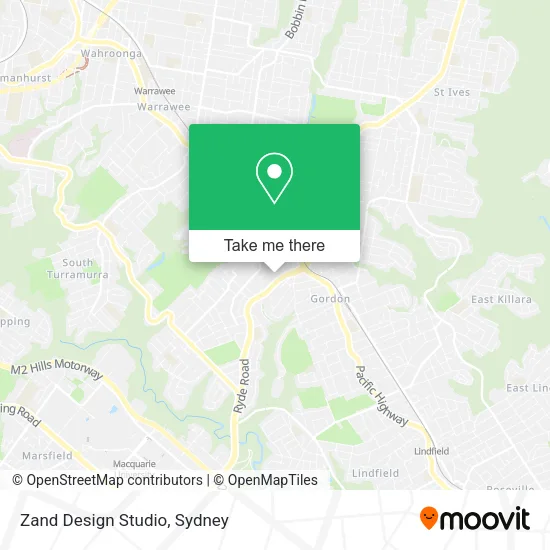 Zand Design Studio map
