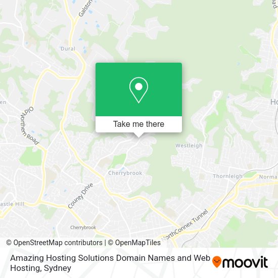 Amazing Hosting Solutions Domain Names and Web Hosting map