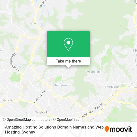 Amazing Hosting Solutions Domain Names and Web Hosting map
