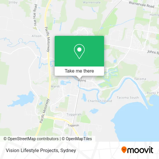 Vision Lifestyle Projects map