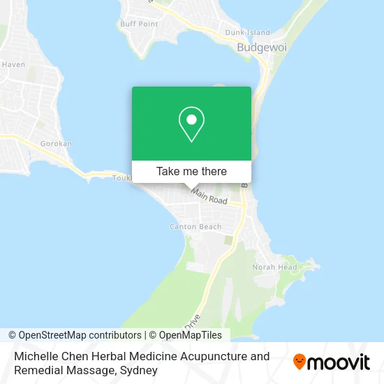 Michelle Chen Herbal Medicine Acupuncture and Remedial Massage map