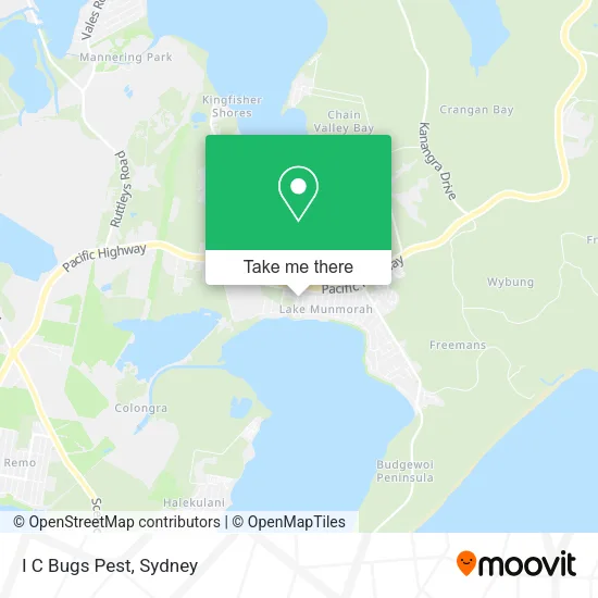 I C Bugs Pest map