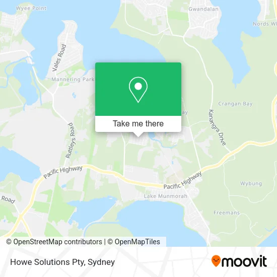 Howe Solutions Pty map