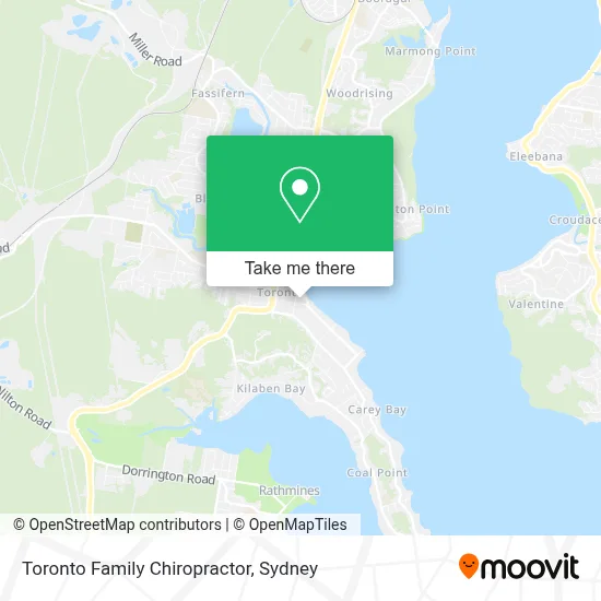 Mapa Toronto Family Chiropractor