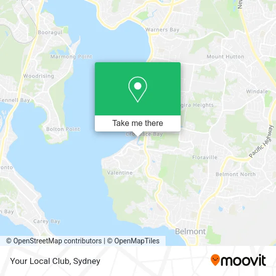 Your Local Club map