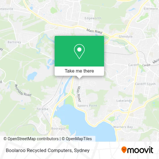 Mapa Boolaroo Recycled Computers