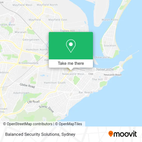 Mapa Balanced Security Solutions