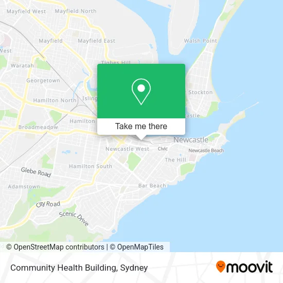 Community Health Building map