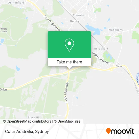 Coltri Australia map