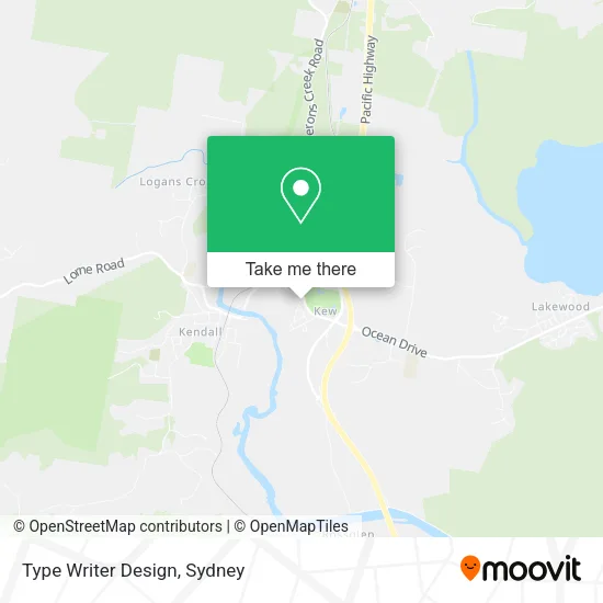 Type Writer Design map