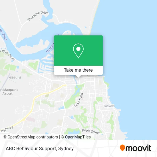 ABC Behaviour Support map