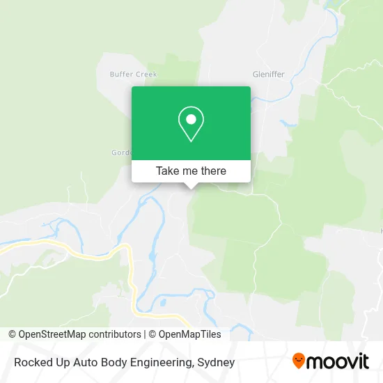 Rocked Up Auto Body Engineering map