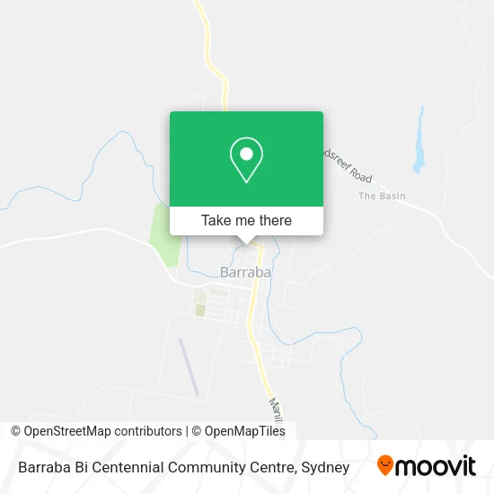 Barraba Bi Centennial Community Centre map