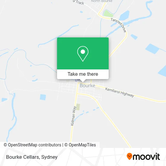 Mapa Bourke Cellars