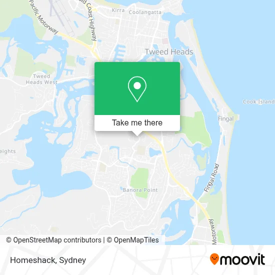 Mapa Homeshack