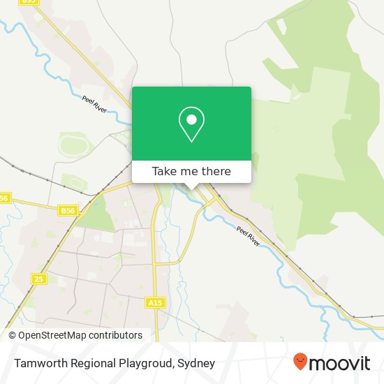 Tamworth Regional Playgroud map