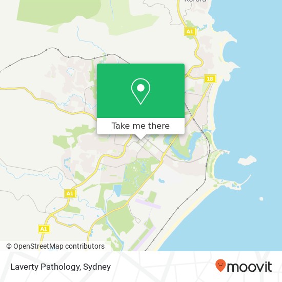 Laverty Pathology map