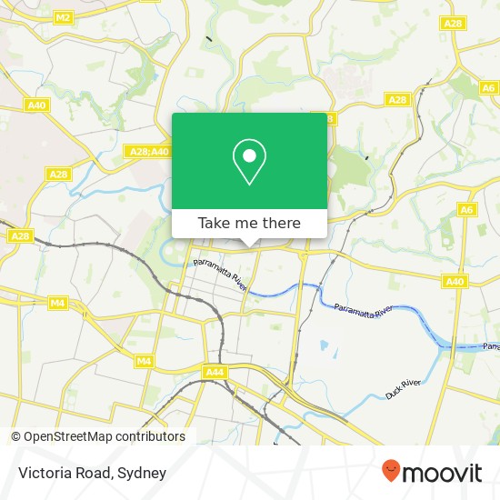 Victoria Road map