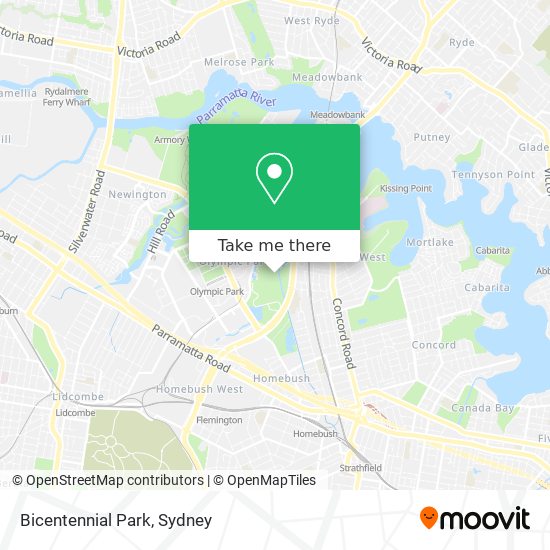 Bicentennial Park map