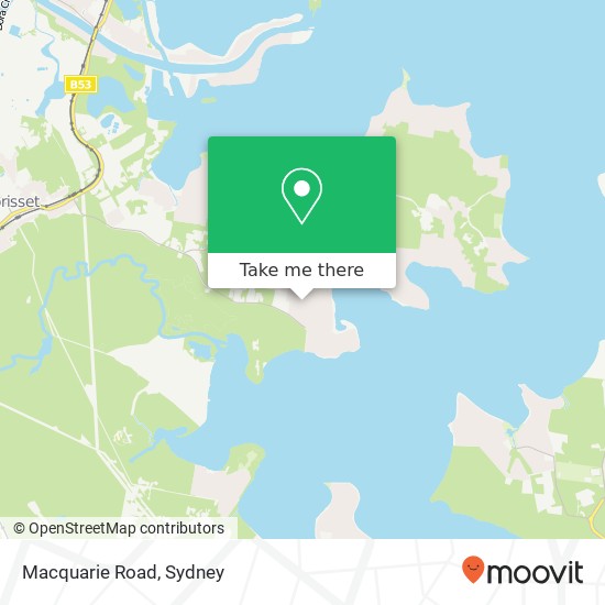 Macquarie Road map