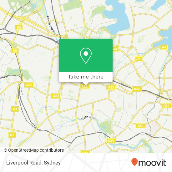 Mapa Liverpool Road