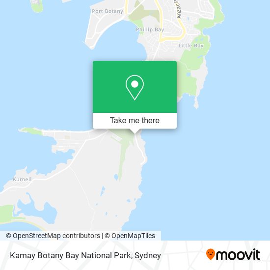 Kamay Botany Bay National Park map