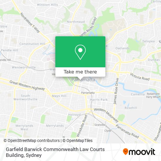 Garfield Barwick Commonwealth Law Courts Building map