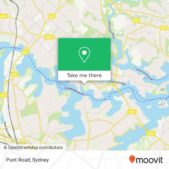 Punt Road map