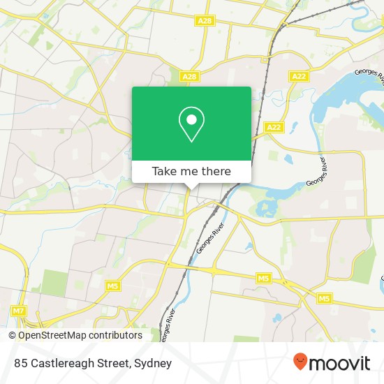 85 Castlereagh Street map