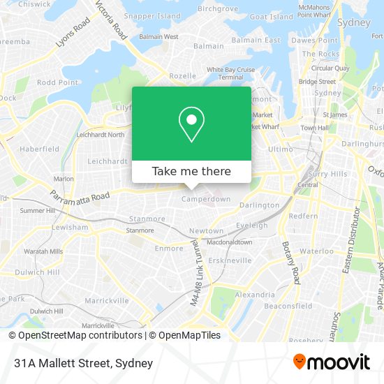 31A Mallett Street map
