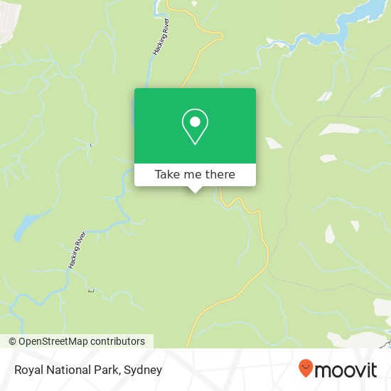 Royal National Park map