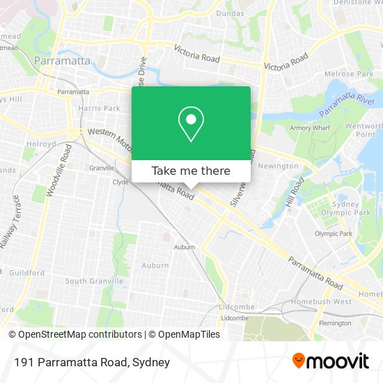 191 Parramatta Road map