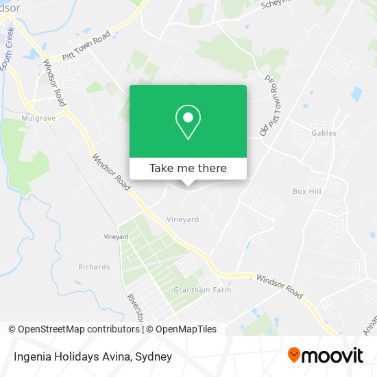 Ingenia Holidays Avina map