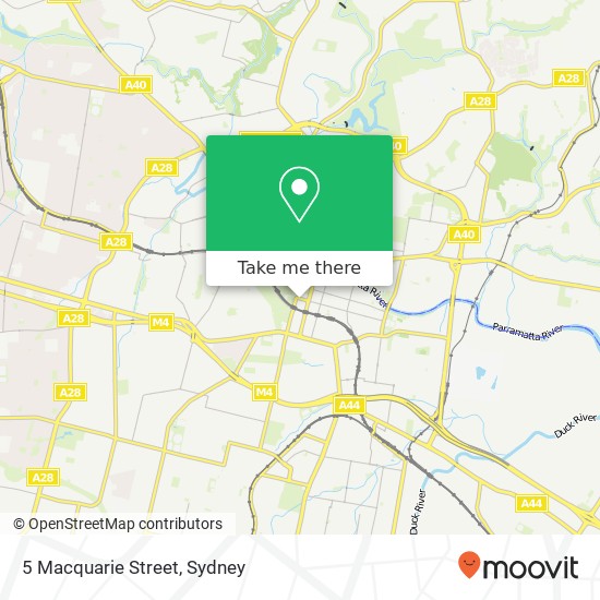 Mapa 5 Macquarie Street