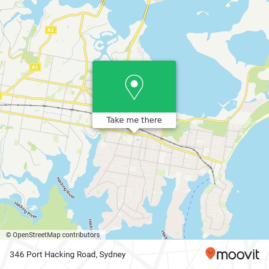 346 Port Hacking Road map